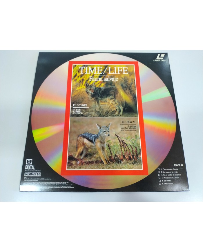 Time Life El Lobo Hiena Coyote Chacal - LASERDISC LD - 2T