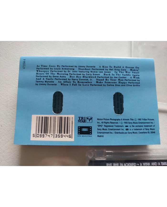 Sleepless In Seattle Soundtrack Celine Dion Epic 1993 - Tape Cassette Am