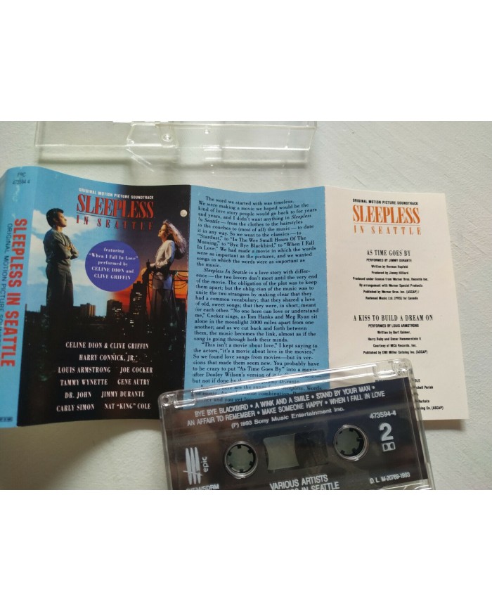 Sleepless In Seattle Soundtrack Celine Dion Epic 1993 - Tape Cassette Am