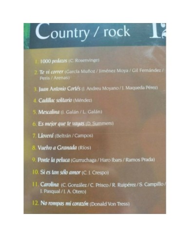Karaoke Country Rock 2002 Region 2 - DVD Am
