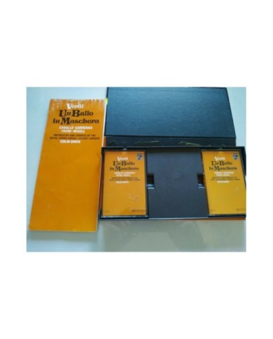 Verdi Un Ballo In Maschera Caballe Carreras Colin Davis 2 x Cinta Tape Cassette
