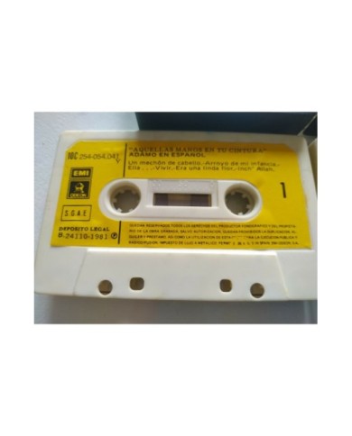 Adamo en Espa?ol Aquellas Manos en Tu Cintura EMI 1981 - 2 x Cinta Tape Cassette