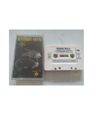 Maquina Total 6 Cassette 1 + 2 Max Music 1993 - 2 x Cinta Tape Cassette