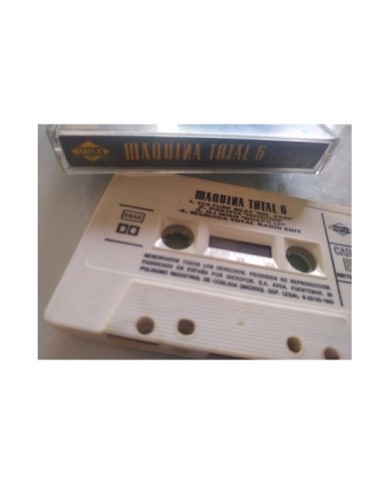 Maquina Total 6 Cassette 1 + 2 Max Music 1993 - 2 x Cinta Tape Cassette