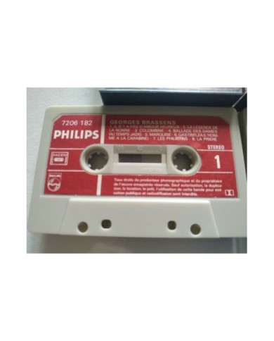 Georges Brassens Exitos Philips France Edition - 2 x Cinta Tape Cassette