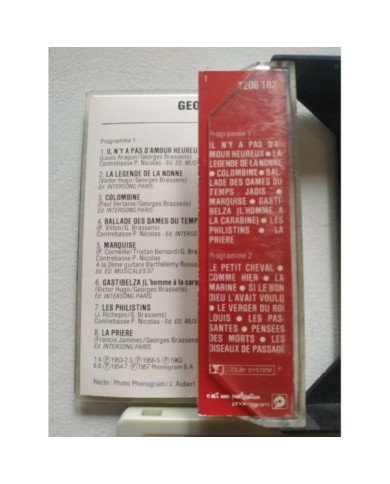 Georges Brassens Exitos Philips France Edition - 2 x Cinta Tape Cassette