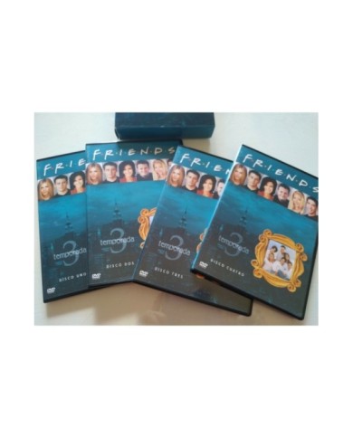 Friends Tercera Temporada 3 Completa 2008 - 4 x DVD Espa?ol Ingles Region 2 Am
