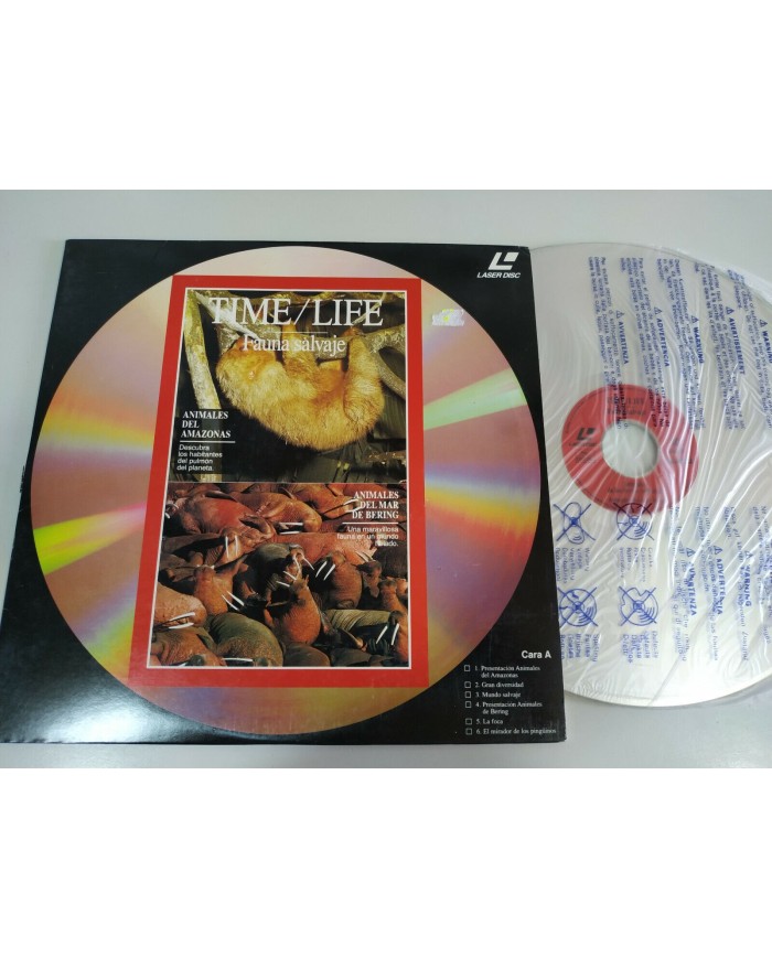 Time Life Animales del Amazonas Mar Bering Rojo - LASERDISC LD - 2T