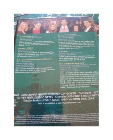 Friends Sexta Temporada 6 Completa 2004 - 4 x DVD Espa?ol Ingles Region 2 Am