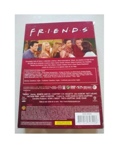 Friends Decima Temporada 10 Completa 2004 - 3 x DVD Espa?ol Ingles Region 2 Am