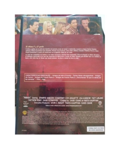 Friends Decima Temporada 10 Completa 2004 - 3 x DVD Espa?ol Ingles Region 2 Am
