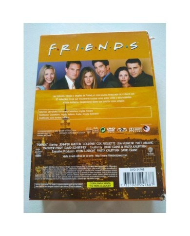Friends Novena Temporada 9 Completa 2004 - 4 x DVD Espa?ol Ingles Region 2 Am