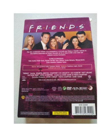 Friends Septima Temporada 7 Completa 2004 - 4 x DVD Espa?ol Ingles Region 2 Am