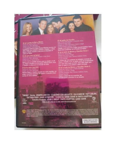 Friends Septima Temporada 7 Completa 2004 - 4 x DVD Espa?ol Ingles Region 2 Am