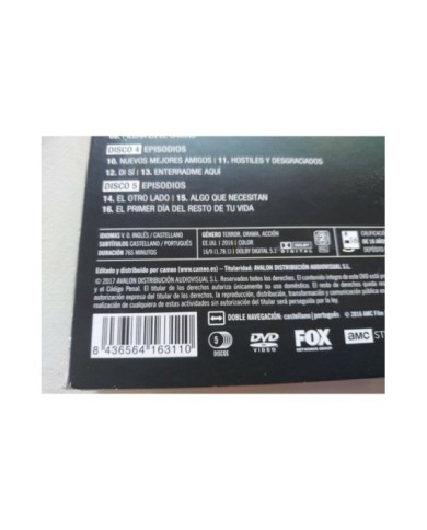 The Walking Dead Septima Temporada 7 Completa - 5 x DVD Espa?ol Ingles Reg 2 Am