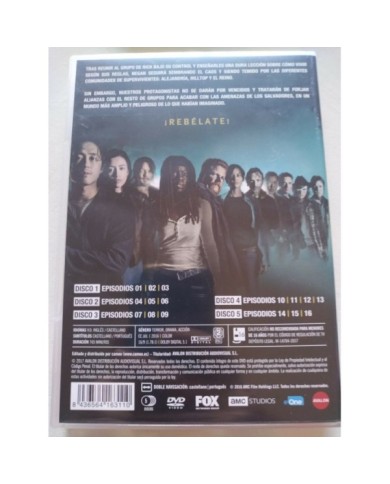 The Walking Dead Septima Temporada 7 Completa - 5 x DVD Espa?ol Ingles Reg 2 Am