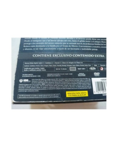Juego de Tronos Temporadas 1-2-3 Completas HBO - DVD Espa?ol Ingles Region 2 Am