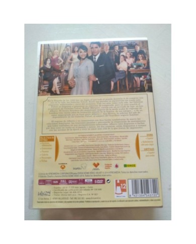 Velvet Primera Temporada 1 Completa Silvestre - 5 x DVD Español Region All Am Velvet Primera Temporada 1 Completa Silvestre - 5 x DVD Español Region All Am