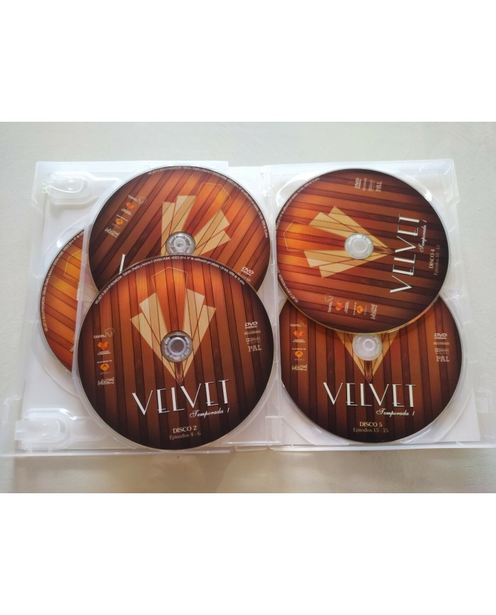 Velvet Primera Temporada 1 Completa Silvestre - 5 x DVD Español Region All Am