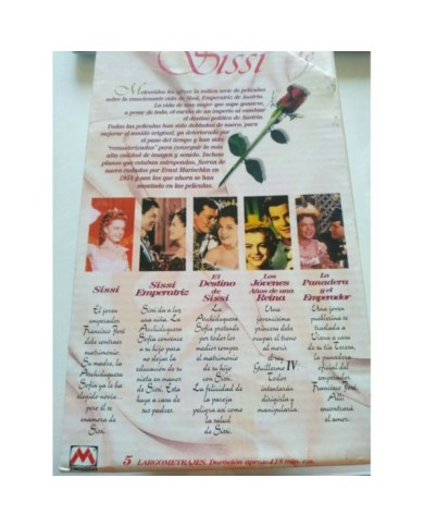 Sissi Emperatriz Coleccion 4 Peliculas Romy Schneider - 4 x VHS Espa?ol