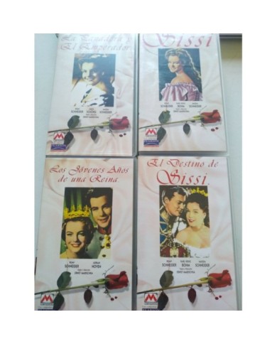 Sissi Emperatriz Coleccion 4 Peliculas Romy Schneider - 4 x VHS Espa?ol