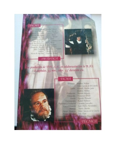 Teresa de Jesus RTVE Concha Velasco Paco Rabal Serie TV 1994 5 x VHS Espa?ol 3T