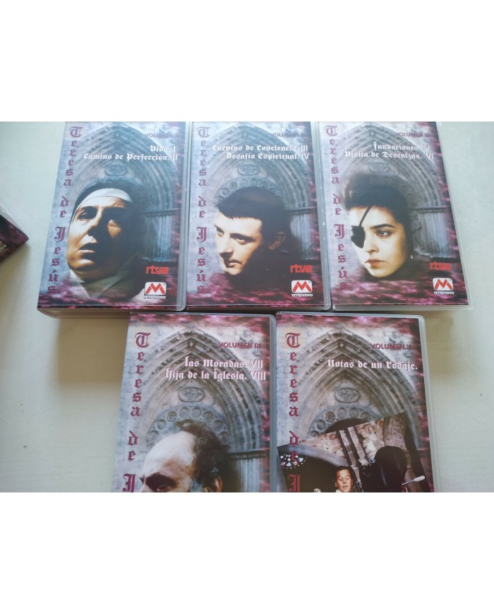 Teresa de Jesus RTVE Concha Velasco Paco Rabal Serie TV 1994 5 x VHS Espa?ol 3T