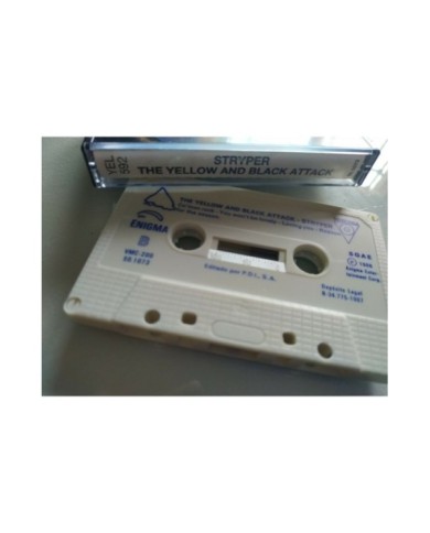 Stryper The Yellow And Black Attack 1986 Enigma Spain Edit - Cinta Tape Cassette