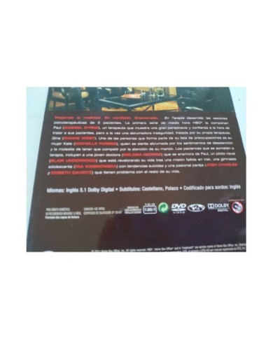 En Terapia Primera Temporada Completa 2011 - 4 x DVD Espa?ol Ingles Region 2 Am