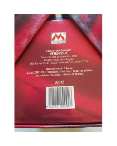 Sissi Emperatriz La Creacion de Un Mito Romy Schneider 1998 - 5 x VHS Espa?ol Am