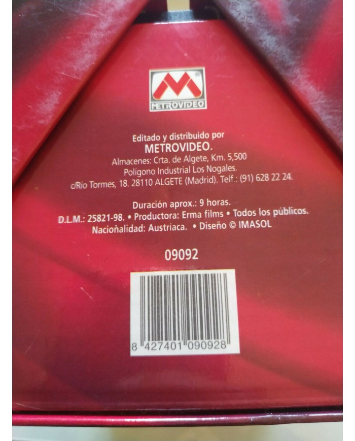 Sissi Emperatriz La Creacion de Un Mito Romy Schneider 1998 - 5 x VHS Espa?ol Am