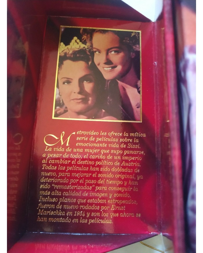 Sissi Emperatriz La Creacion de Un Mito Romy Schneider 1998 - 5 x VHS Espa?ol Am