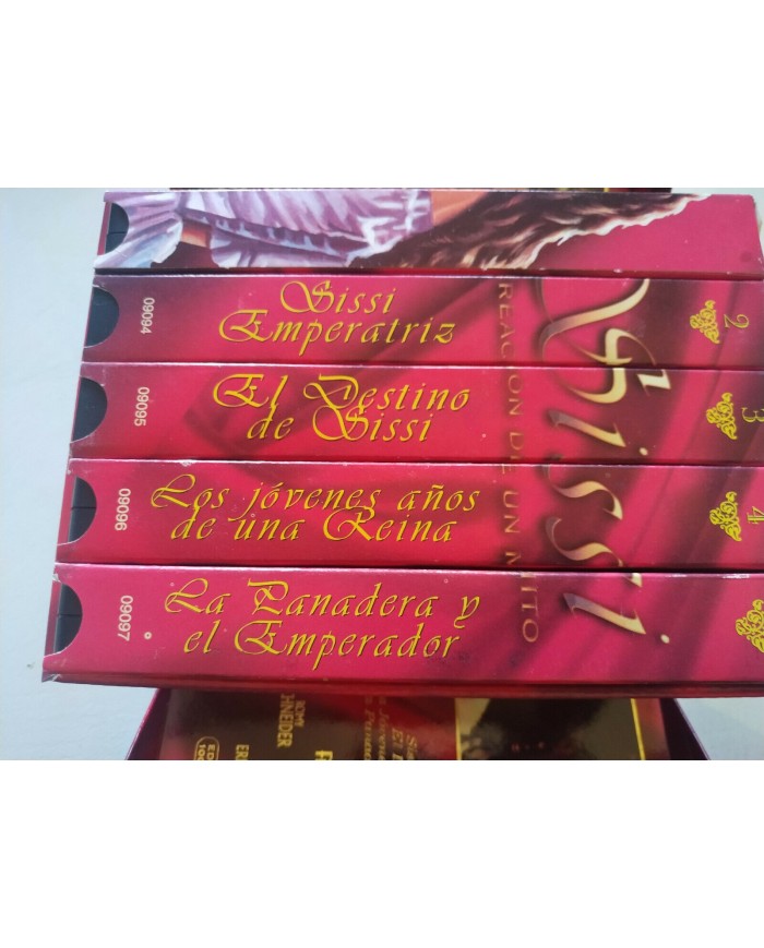 Sissi Emperatriz La Creacion de Un Mito Romy Schneider 1998 - 5 x VHS Espa?ol Am