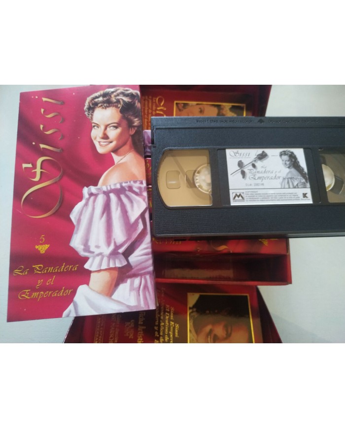 Sissi Emperatriz La Creacion de Un Mito Romy Schneider 1998 - 5 x VHS Espa?ol Am