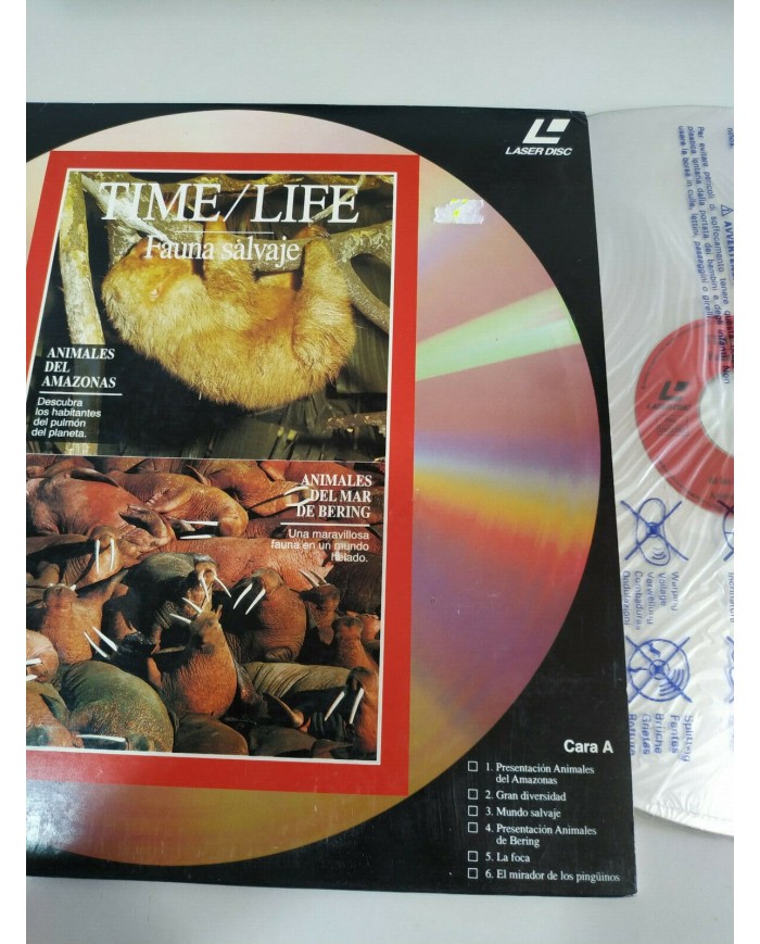 Time Life Animales del Amazonas Mar Bering Rojo - LASERDISC LD - 2T