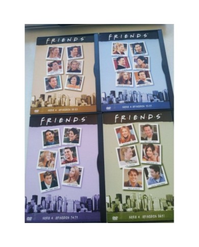 Friends Cuarta Temporada Completa 2000 Warner 4 x DVD Espa?ol Ingles Region 2 Am