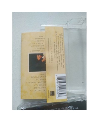 Luis Miguel Amarte Es Un Placer 1999 WEA German Press - Cinta Tape Cassette Am