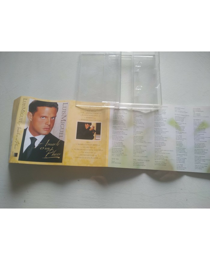 Luis Miguel Amarte Es Un Placer 1999 WEA German Press - Cinta Tape Cassette Am