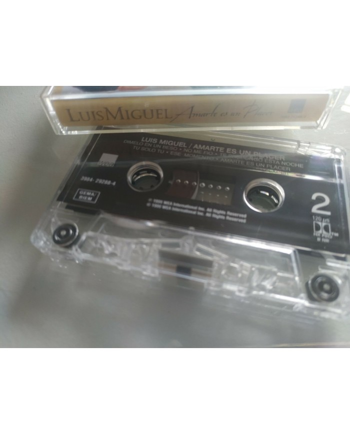 Luis Miguel Amarte Es Un Placer 1999 WEA German Press - Cinta Tape Cassette Am