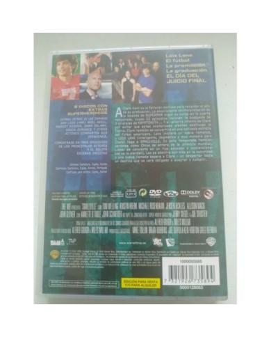 Smallville Cuarta Temporada 4 Completa - 6 x DVD Espa?ol Ingles - 2T