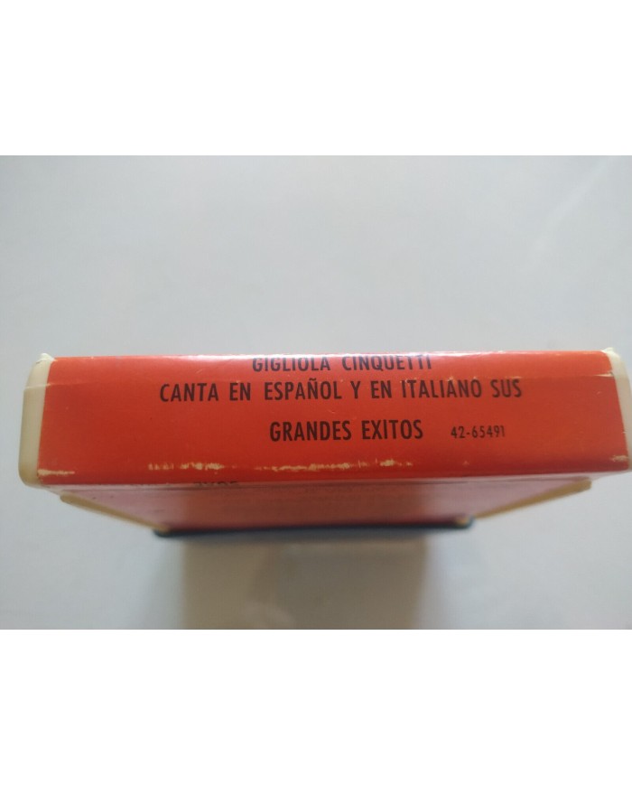 Gigliola Cinquetti Canta Espa?ol Italiano Cinta Cassette TC 8 Pistas CBS 1974