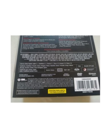 Juego de Tronos Tercera Temporada 3 Completa - DVD Espa?ol Ingles 2T