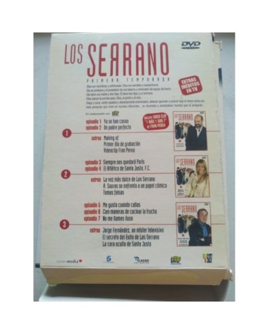 Los Serrano Primera Temporada Volumenes 1-3 - 3 x DVD Espa?ol 3T