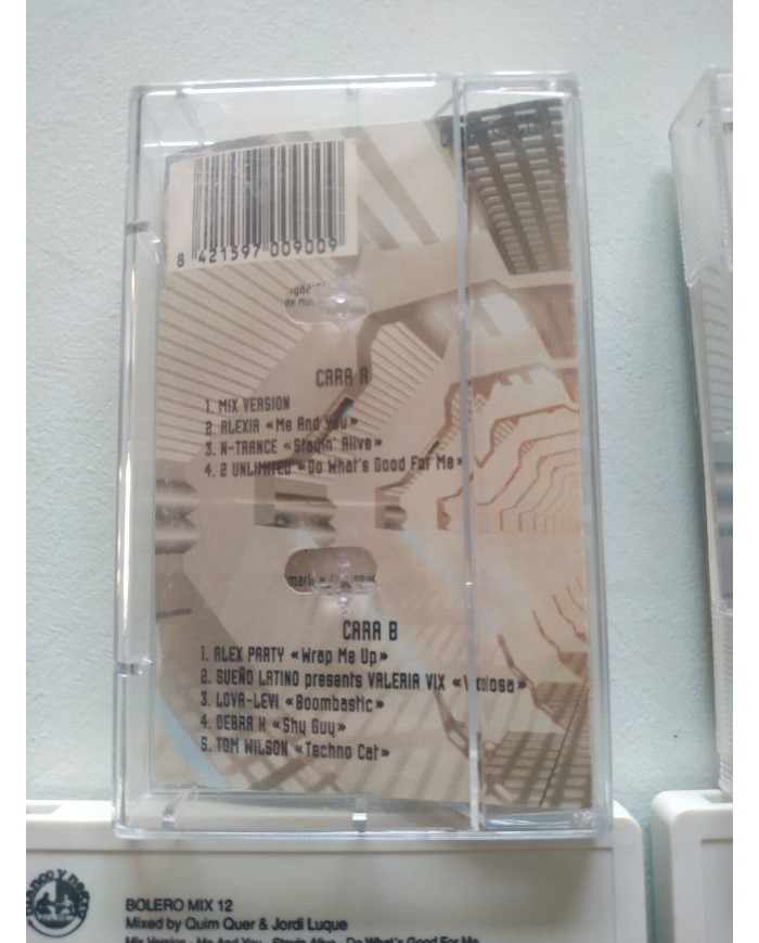 Bolero Mix 12 Mixed By Quim Quer & Jordi Luque 1995 - 2 x Cinta Tape Cassette