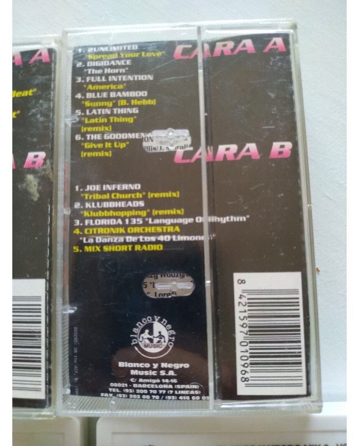 Blanco y Negro Mix 3 Mixed By Jordi Luque & Quim Quer 2 x Cinta Tape Cassette 2T