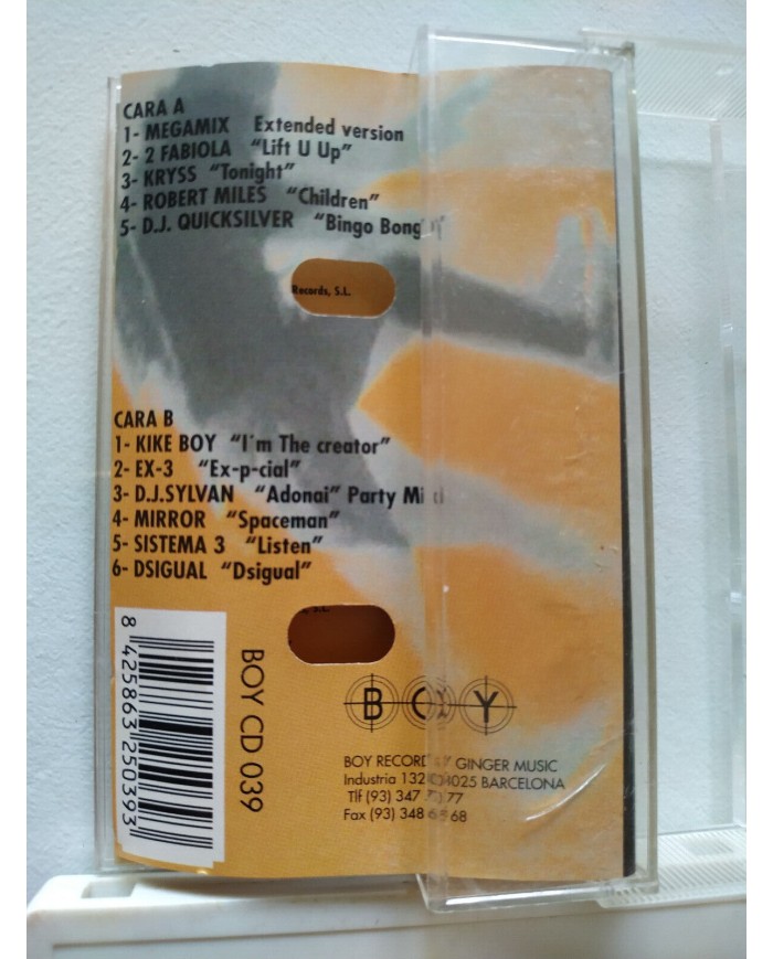 Boys Mix Vol 2 Bestial Megamix 1996 2 Fabiola Kryss - 2 x Cinta Tape Cassette 2T