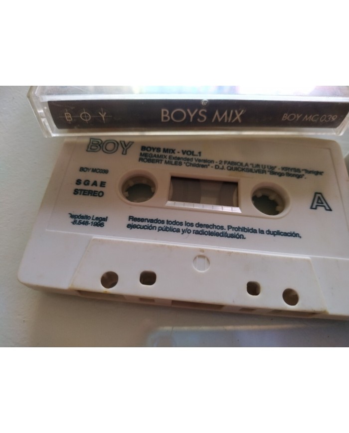 Boys Mix Vol 2 Bestial Megamix 1996 2 Fabiola Kryss - 2 x Cinta Tape Cassette 2T