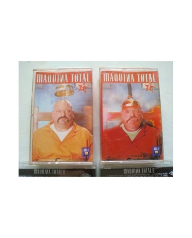 Maquina Total 8 Megamix 1995 Max Music Trance - 2 x Cinta Tape Cassette 2T