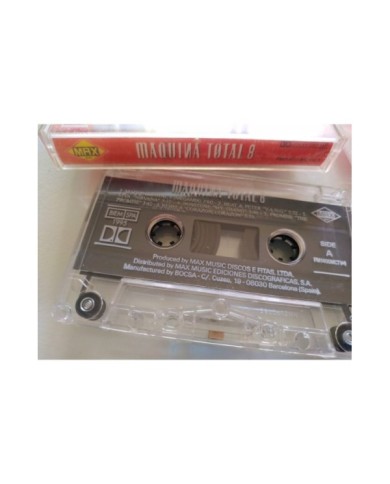 Maquina Total 8 Megamix 1995 Max Music Trance - 2 x Cinta Tape Cassette 2T