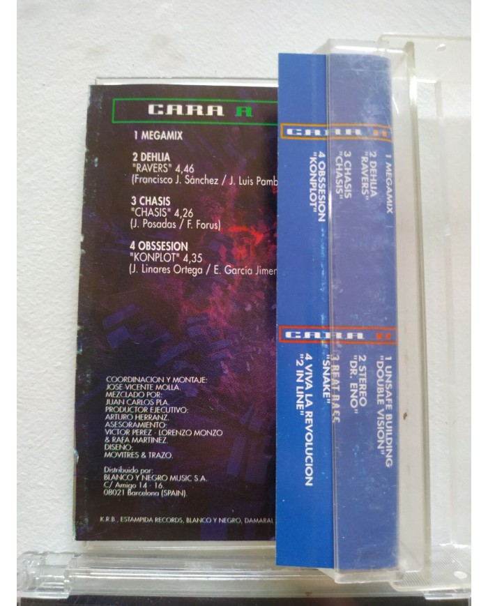 Realidad Virtual Megamix Dehlia Chasis Obssesion 1994 2 x Cinta Tape Cassette 2T
